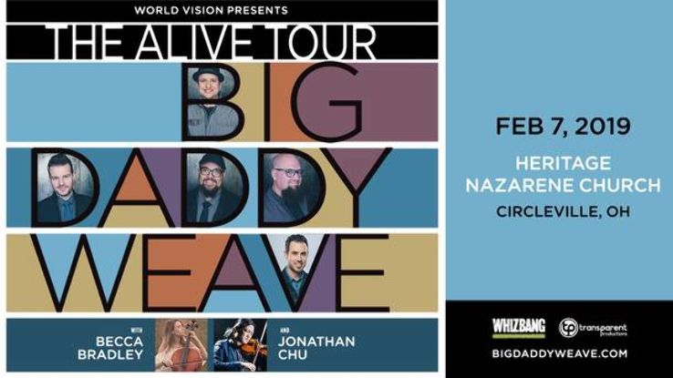 Big Daddy Weave Alive Tour 2020 in Heritage Nazarene Church United